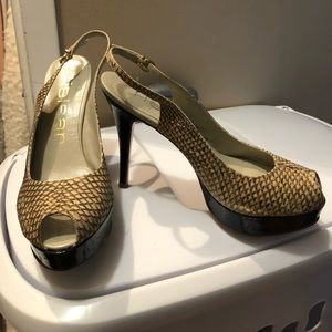 Helsar snake print stilettos